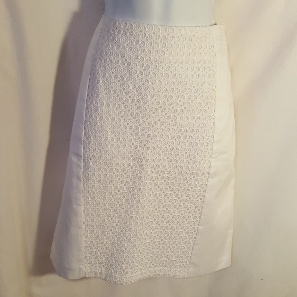 Apt 9 Pencil Skirt Eyelet Panel - Sz 10.